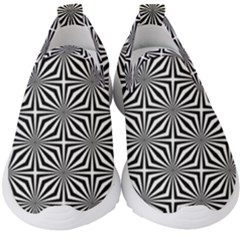 Background Pattern Halftone Kids  Slip On Sneakers