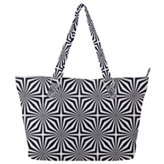 Background Pattern Halftone Full Print Shoulder Bag