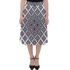 Background Pattern Halftone Classic Midi Skirt by Pakrebo