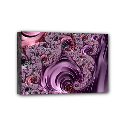 Abstract Art Fractal Art Fractal Mini Canvas 6  X 4  (stretched) by Pakrebo