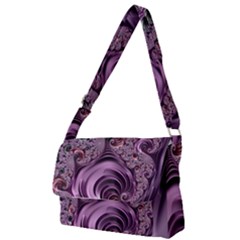 Abstract Art Fractal Art Fractal Full Print Messenger Bag