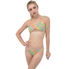 Checkerboard Pastel Squares The Little Details Bikini Set by Pakrebo