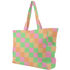 Checkerboard Pastel Squares Simple Shoulder Bag by Pakrebo