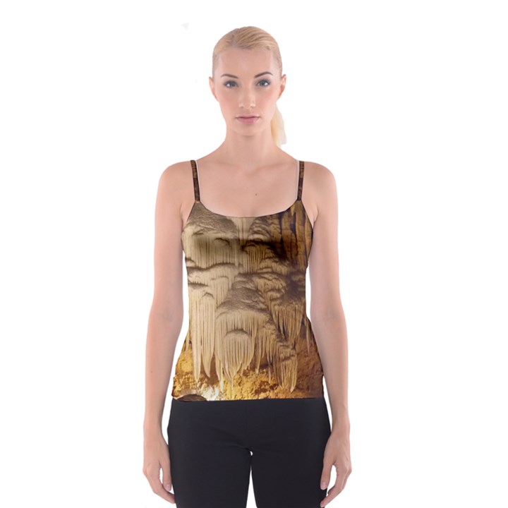 Caverns Rock Formation Cave Rock Spaghetti Strap Top