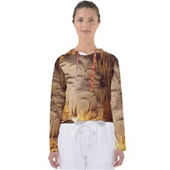 Caverns Rock Formation Cave Rock Women s Slouchy Sweat by Pakrebo