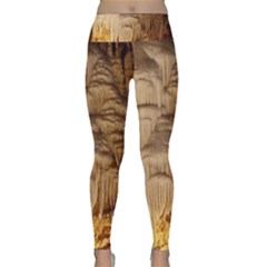 Caverns Rock Formation Cave Rock Lightweight Velour Classic Yoga Leggings by Pakrebo