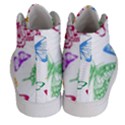 Butterfly Butterflies Vintage Women s Hi-Top Skate Sneakers View4