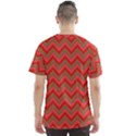 Background Retro Red Zigzag Men s Sports Mesh Tee View2