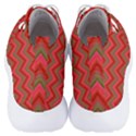 Background Retro Red Zigzag Men s Lightweight High Top Sneakers View4