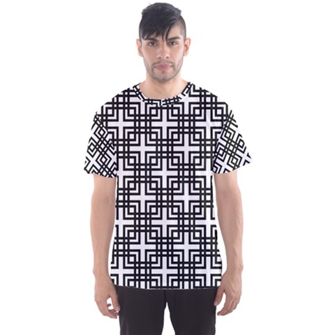 Pattern Vector Halftone Wallpaper Men s Sports Mesh Tee by Pakrebo