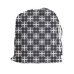 Pattern Vector Halftone Wallpaper Drawstring Pouch (xxl) by Pakrebo