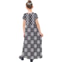 Pattern Vector Halftone Wallpaper Kids  Short Sleeve Maxi Dress View2