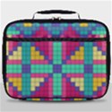 Checkerboard Squares Abstract Full Print Lunch Bag View1