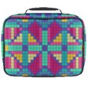 Checkerboard Squares Abstract Full Print Lunch Bag View2