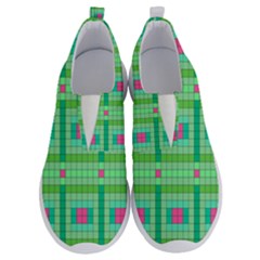 Checkerboard Squares Abstract No Lace Lightweight Shoes