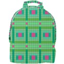 Checkerboard Squares Abstract Mini Full Print Backpack View1