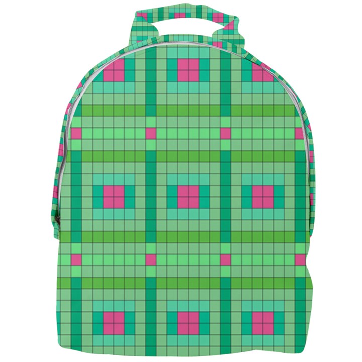 Checkerboard Squares Abstract Mini Full Print Backpack