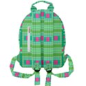 Checkerboard Squares Abstract Mini Full Print Backpack View2