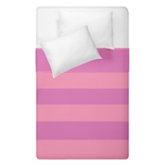 Pink Stripes Striped Design Pattern Duvet Cover Double Side (single Size) by Pakrebo