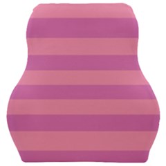 Pink Stripes Striped Design Pattern Car Seat Velour Cushion 