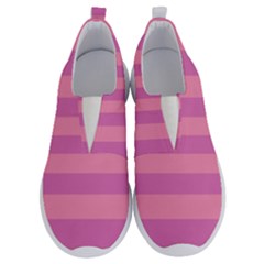 Pink Stripes Striped Design Pattern No Lace Lightweight Shoes