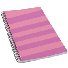 Pink Stripes Striped Design Pattern 5 5  X 8 5  Notebook