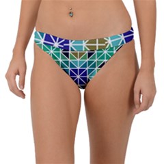 Mosaic Triangle Symmetry Band Bikini Bottom