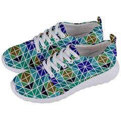 Mosaic Triangle Symmetry Men s Lightweight Sports Shoes