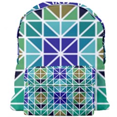 Mosaic Triangle Symmetry Giant Full Print Backpack