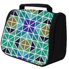 Mosaic Triangle Symmetry Full Print Travel Pouch (big) by Pakrebo