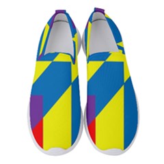 Colorful Red Yellow Blue Purple Women s Slip On Sneakers