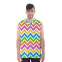 Chevron Pattern Design Texture Men s Basketball Tank Top View1