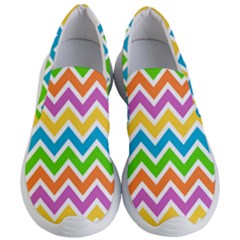 Chevron Pattern Design Texture Women s Lightweight Slip Ons