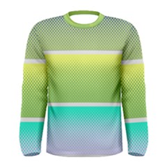 Pattern Banner Background Dot Set Men s Long Sleeve Tee by Pakrebo