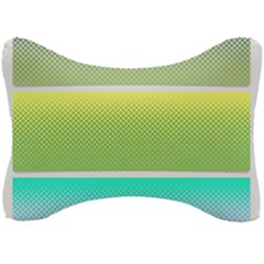 Pattern Banner Background Dot Set Seat Head Rest Cushion