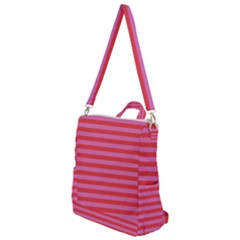 Stripes Striped Design Pattern Crossbody Backpack