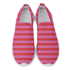 Stripes Striped Design Pattern Women s Slip On Sneakers