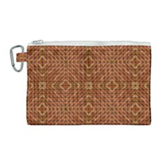 Mosaic Triangle Symmetry Canvas Cosmetic Bag (large)