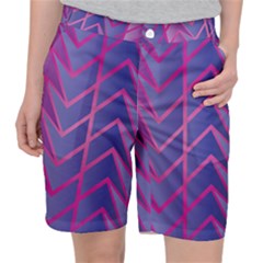 Geometric Background Abstract Pocket Shorts