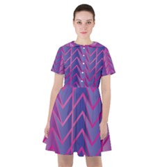 Geometric Background Abstract Sailor Dress