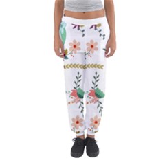 Floral Backdrop Pattern Flower Women s Jogger Sweatpants by Pakrebo