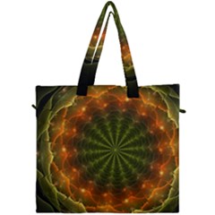 Fractal Digital Canvas Travel Bag