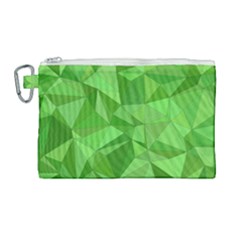 Mosaic Tile Geometrical Abstract Canvas Cosmetic Bag (large)