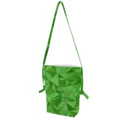 Mosaic Tile Geometrical Abstract Folding Shoulder Bag