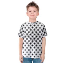 Stylized Flower Floral Pattern Kids  Cotton Tee