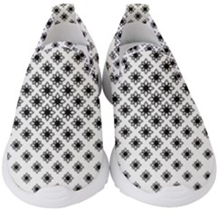 Stylized Flower Floral Pattern Kids  Slip On Sneakers