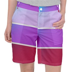 Pattern Banner Set Dot Abstract Pocket Shorts