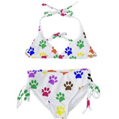 Pawprints Paw Prints Paw Animal Kids  Classic Bikini Set