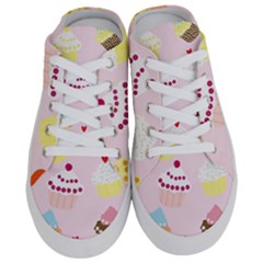 Cupcakes Wallpaper Paper Background Half Slippers