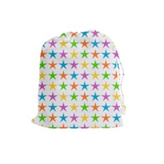 Star Pattern Design Decoration Drawstring Pouch (large)